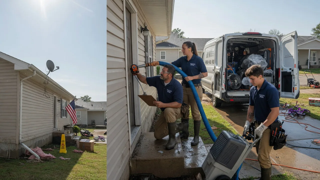 Ceiling Water Damage Restoration in Wilson, WI near me